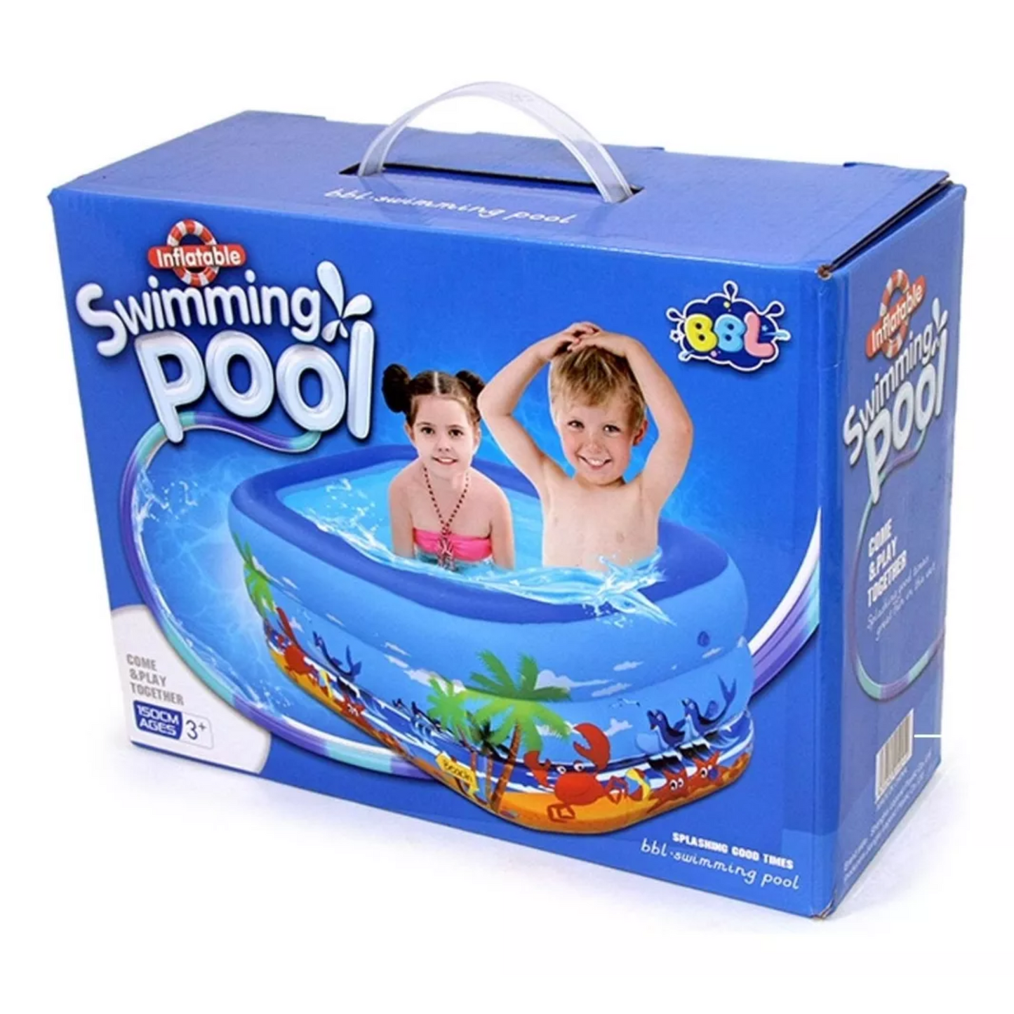 BABYPOOL™ 💦 Piscina Inflable REDONDA 120 cm 🏖️