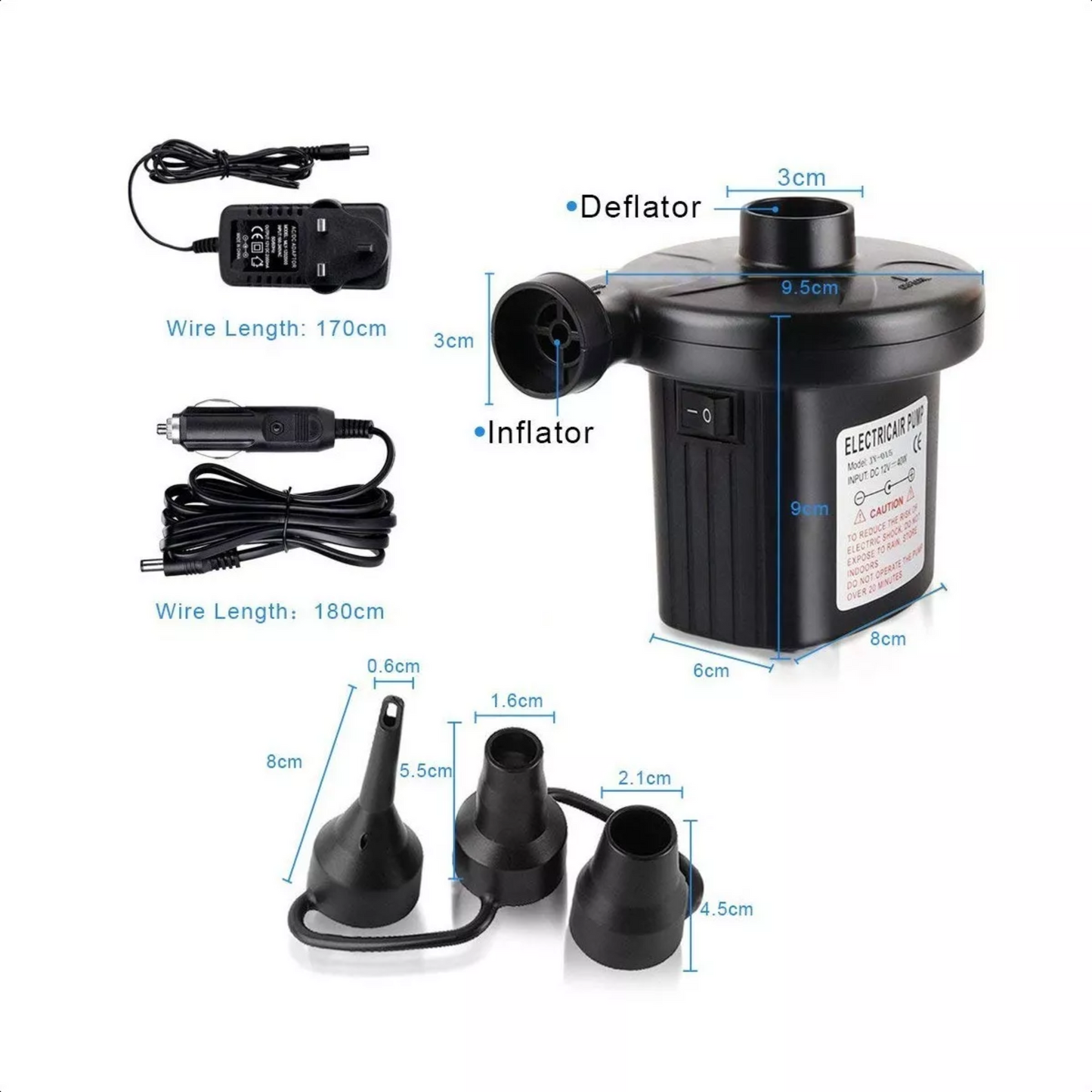 Inflador Electrico Multifuncional💨💨 12V